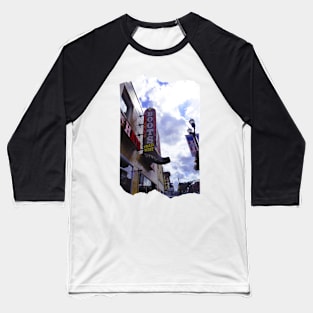 Cool photography of city Nashville Tennessee skyline sunset sky USA city break Baseball T-Shirt